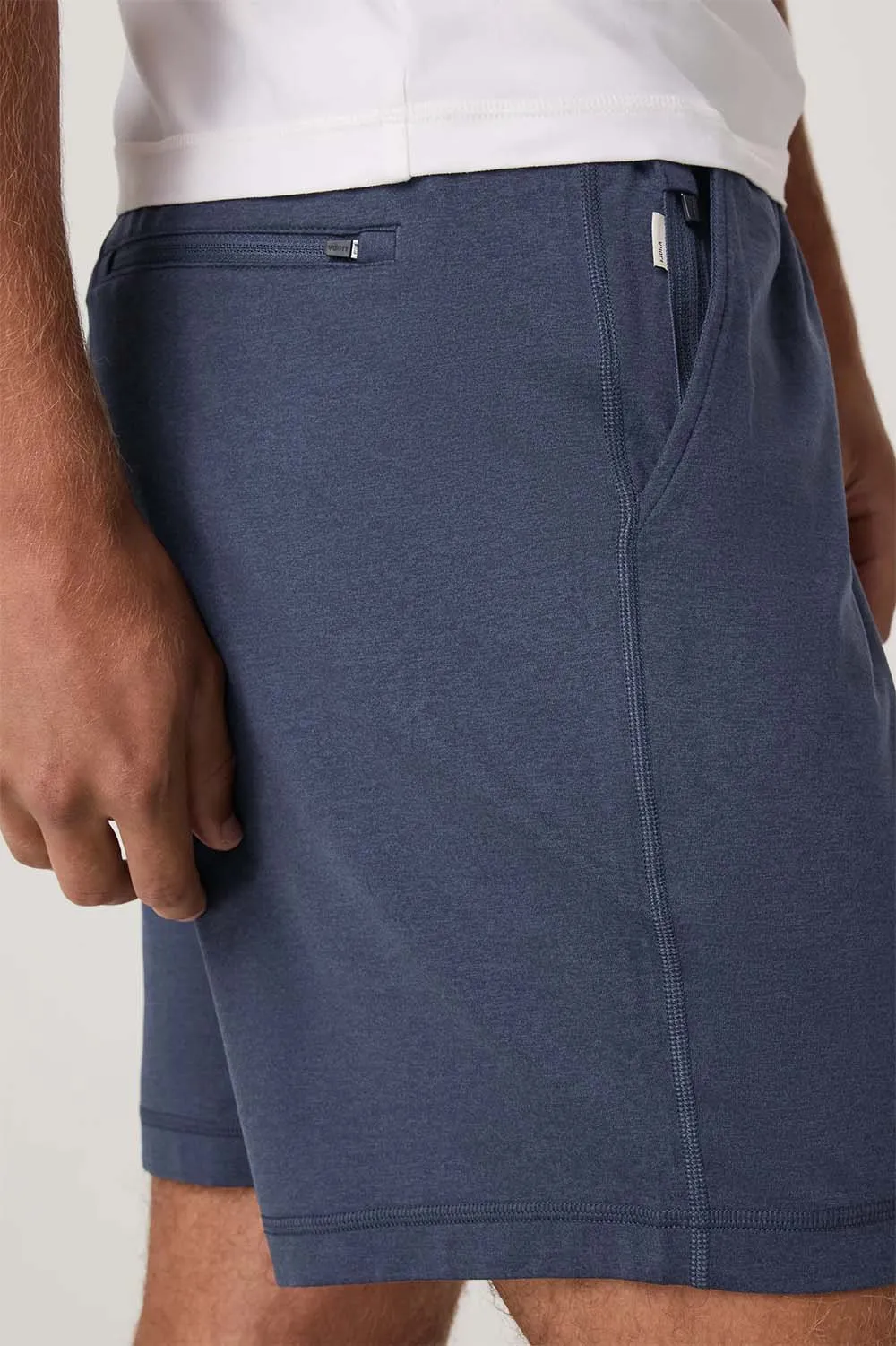 PONTO PERFORMANCE SHORT Azure Heather sold by REVOLVR Menswear product image thumbnail 5