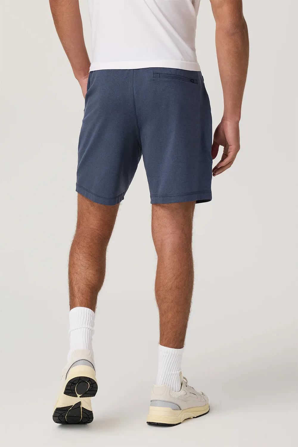 PONTO PERFORMANCE SHORT Azure Heather sold by REVOLVR Menswear product image thumbnail 4