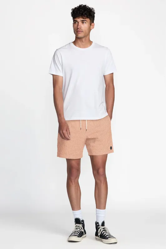 EXOTICA SEERSUCKER ELASTIC Apricot made by RVCA