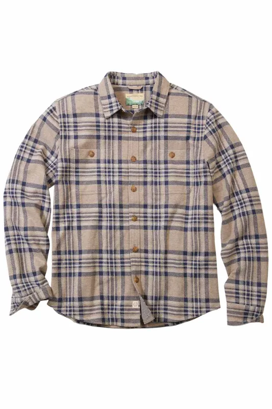 PACIFICA OVERSHIRT Taupe Plaid sold by REVOLVR Menswear