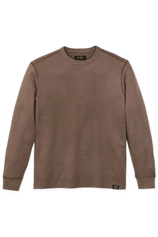 WAFFLE KNIT THERMAL Brown sold by REVOLVR Menswear
