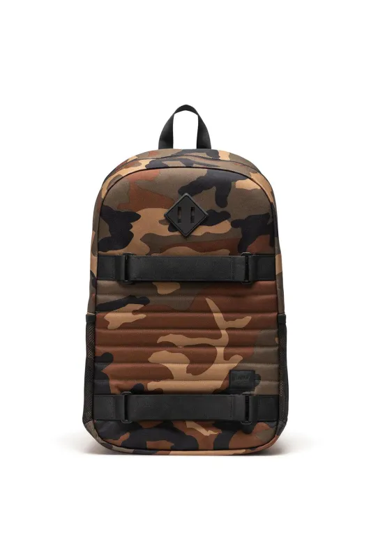 FLEET SKATE BACKPACK Woodland Camo/Black sold by REVOLVR Menswear