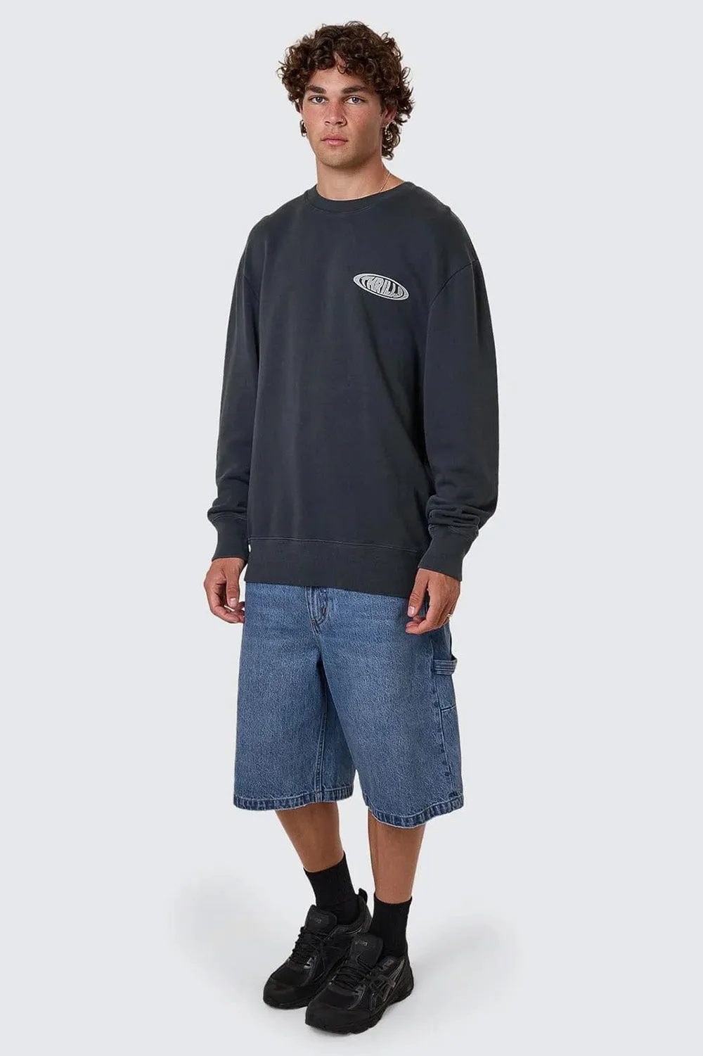 SHADOWLESS OVERSIZE CREW Ebony sold by REVOLVR Menswear product image thumbnail 5