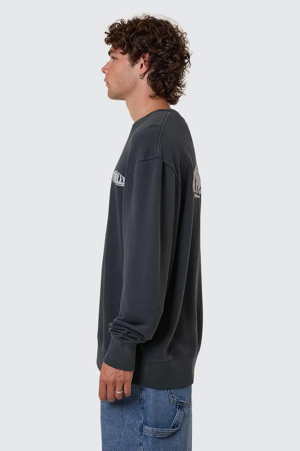 SHADOWLESS OVERSIZE CREW Ebony sold by REVOLVR Menswear product image thumbnail 2