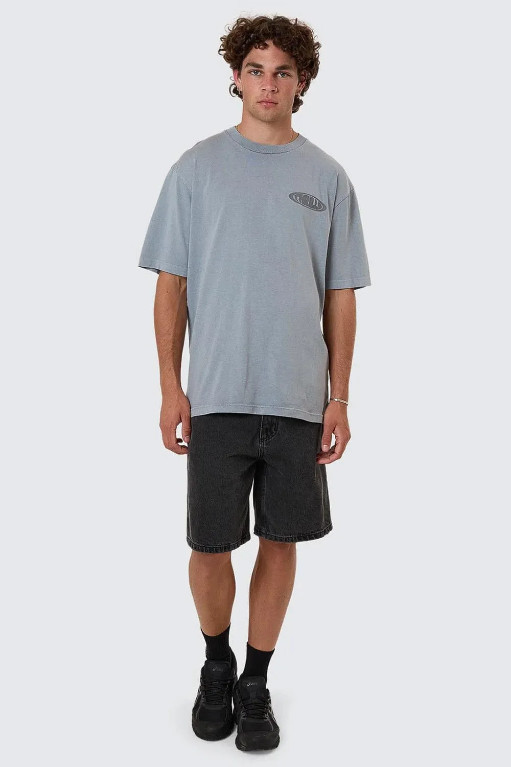 SHADOWLESS OVERSIZE TEE Smog sold by REVOLVR Menswear product image thumbnail 4