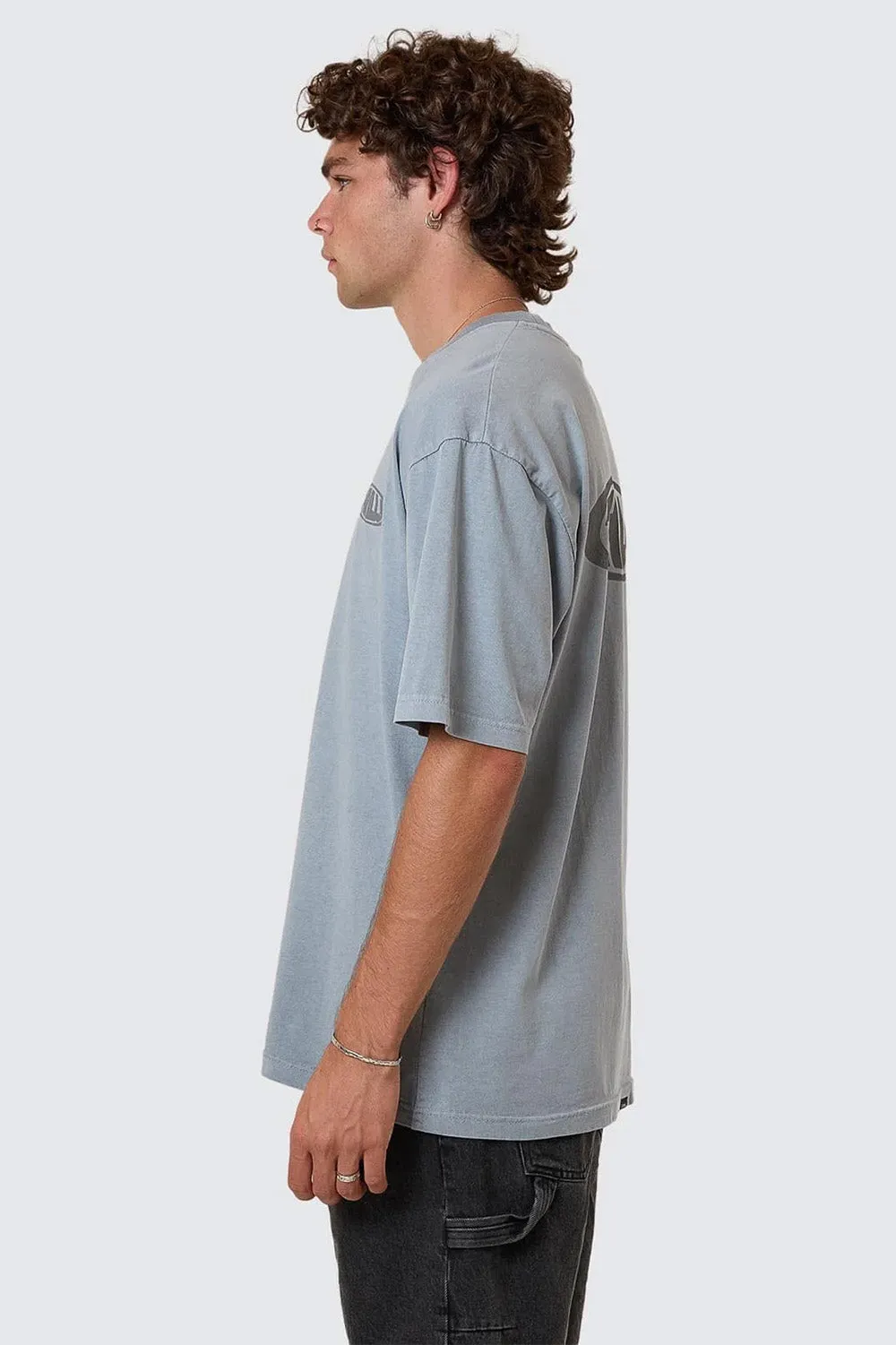 SHADOWLESS OVERSIZE TEE Smog sold by REVOLVR Menswear product image thumbnail 2