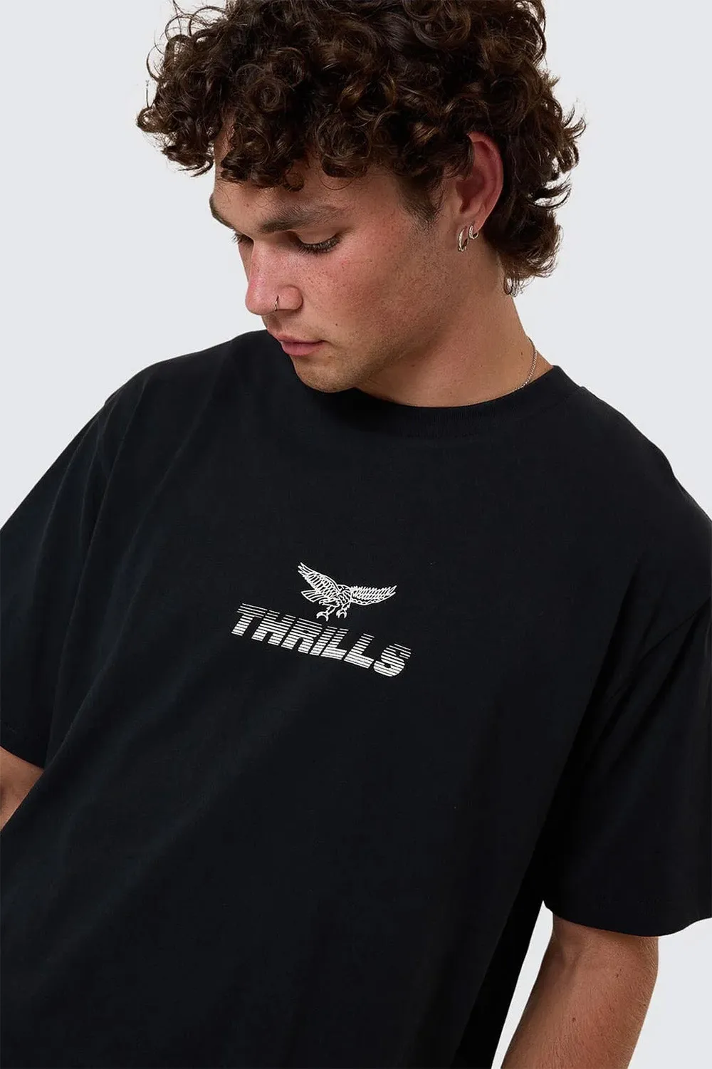 PARADISE BEFORE ANARCHY TEE Washed Black sold by REVOLVR Menswear product image thumbnail 4