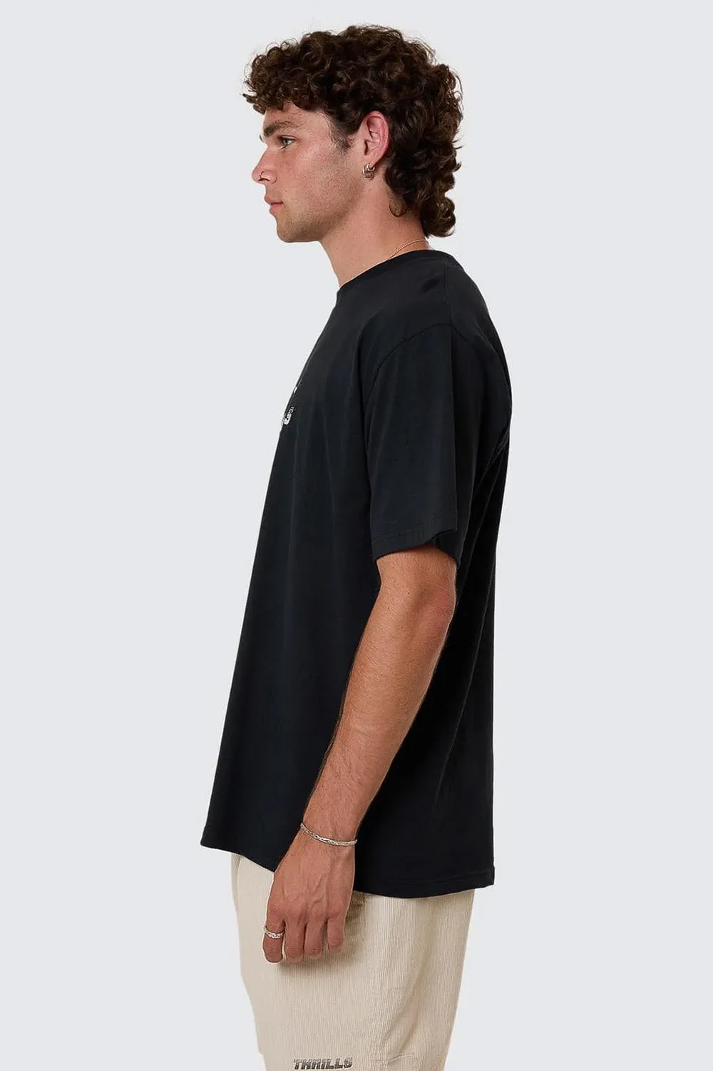 PARADISE BEFORE ANARCHY TEE Washed Black sold by REVOLVR Menswear product image thumbnail 2