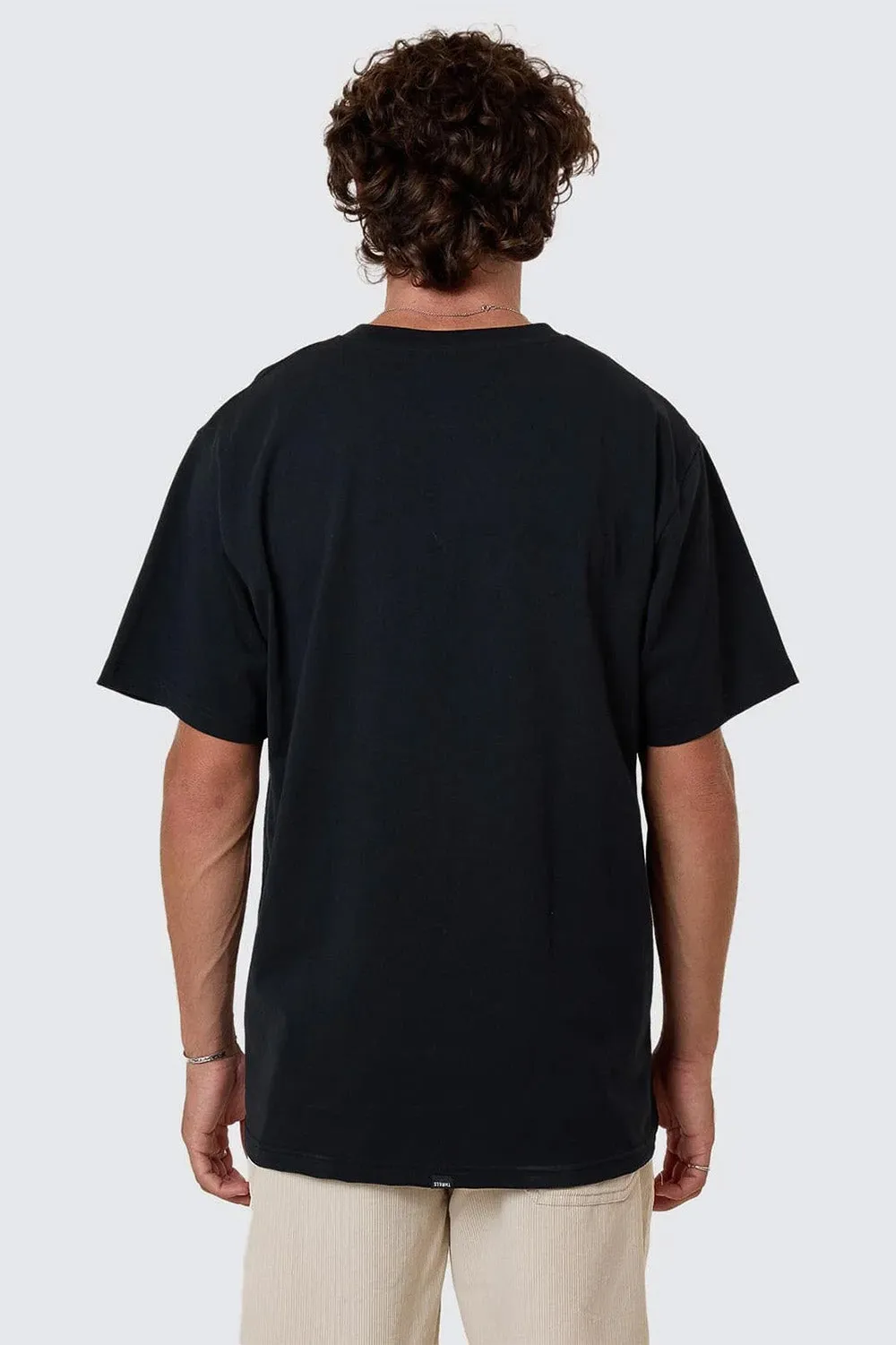PARADISE BEFORE ANARCHY TEE Washed Black sold by REVOLVR Menswear product image thumbnail 3