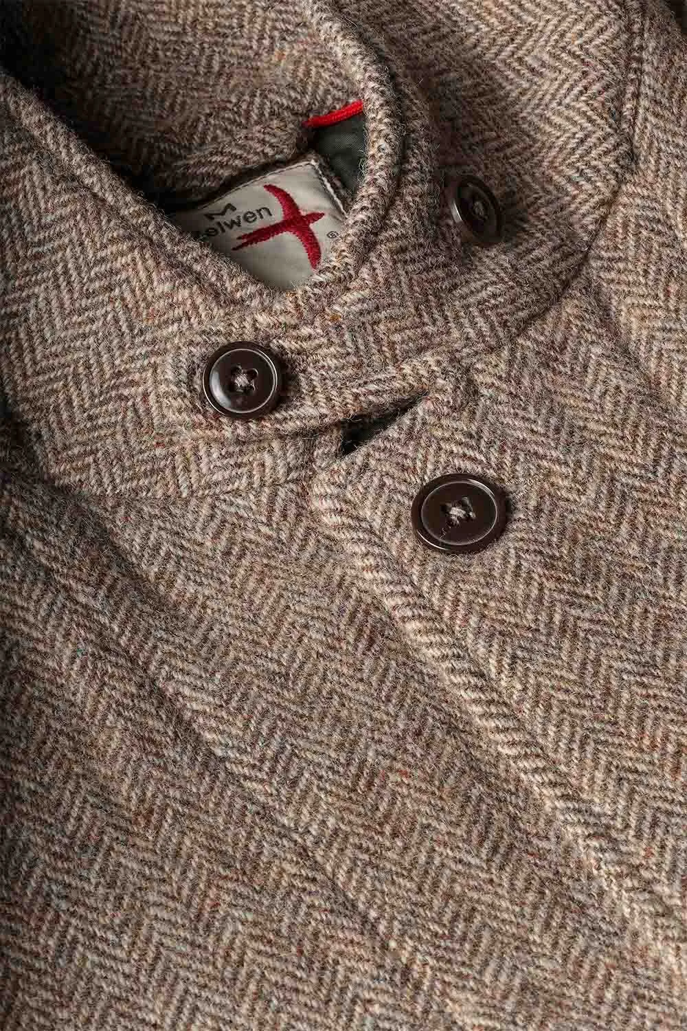 HERITAGE TRAP BLAZER Ash Brown Herringbone sold by REVOLVR Menswear product image thumbnail 4