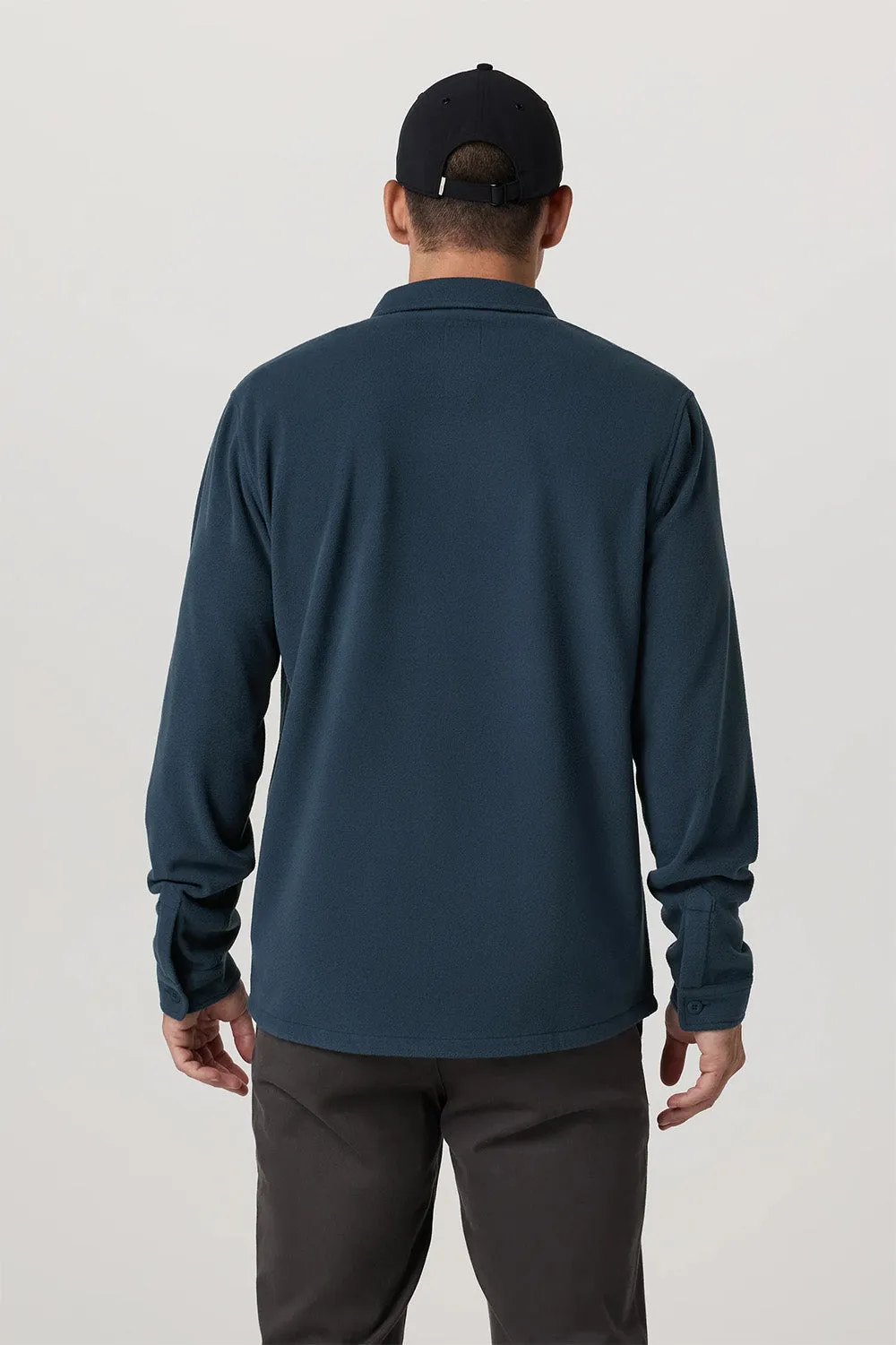 ASPEN SHIRT JACKET Ocean Blue sold by REVOLVR Menswear product image thumbnail 3