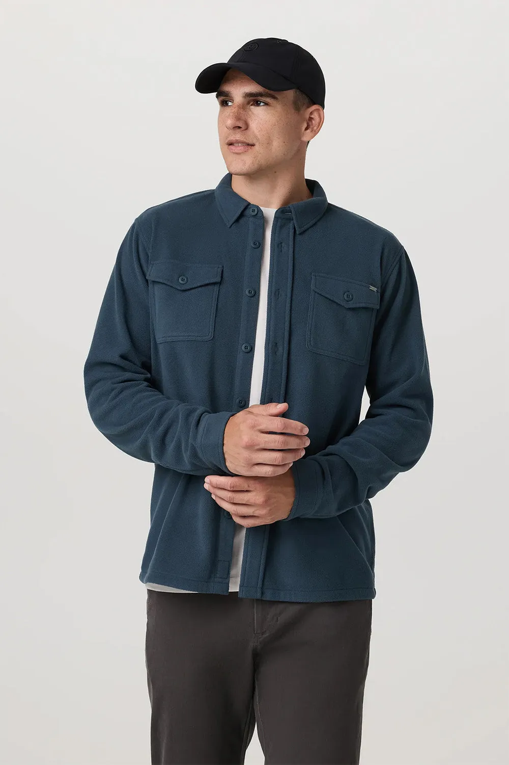 ASPEN SHIRT JACKET Ocean Blue sold by REVOLVR Menswear product image thumbnail 2
