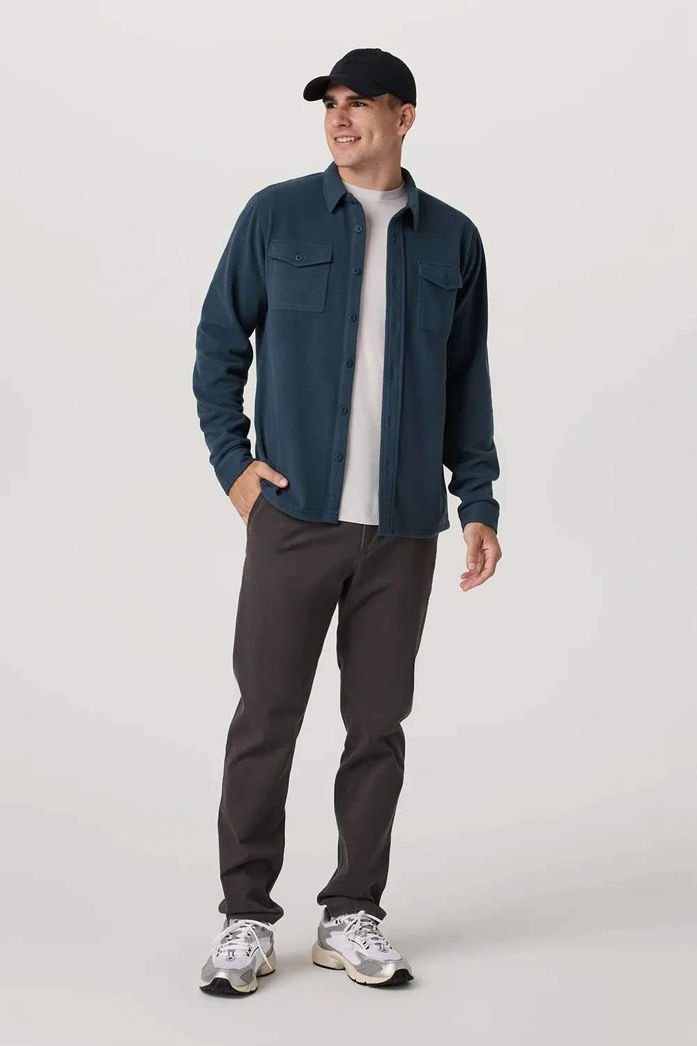 ASPEN SHIRT JACKET Ocean Blue sold by REVOLVR Menswear product image thumbnail 5
