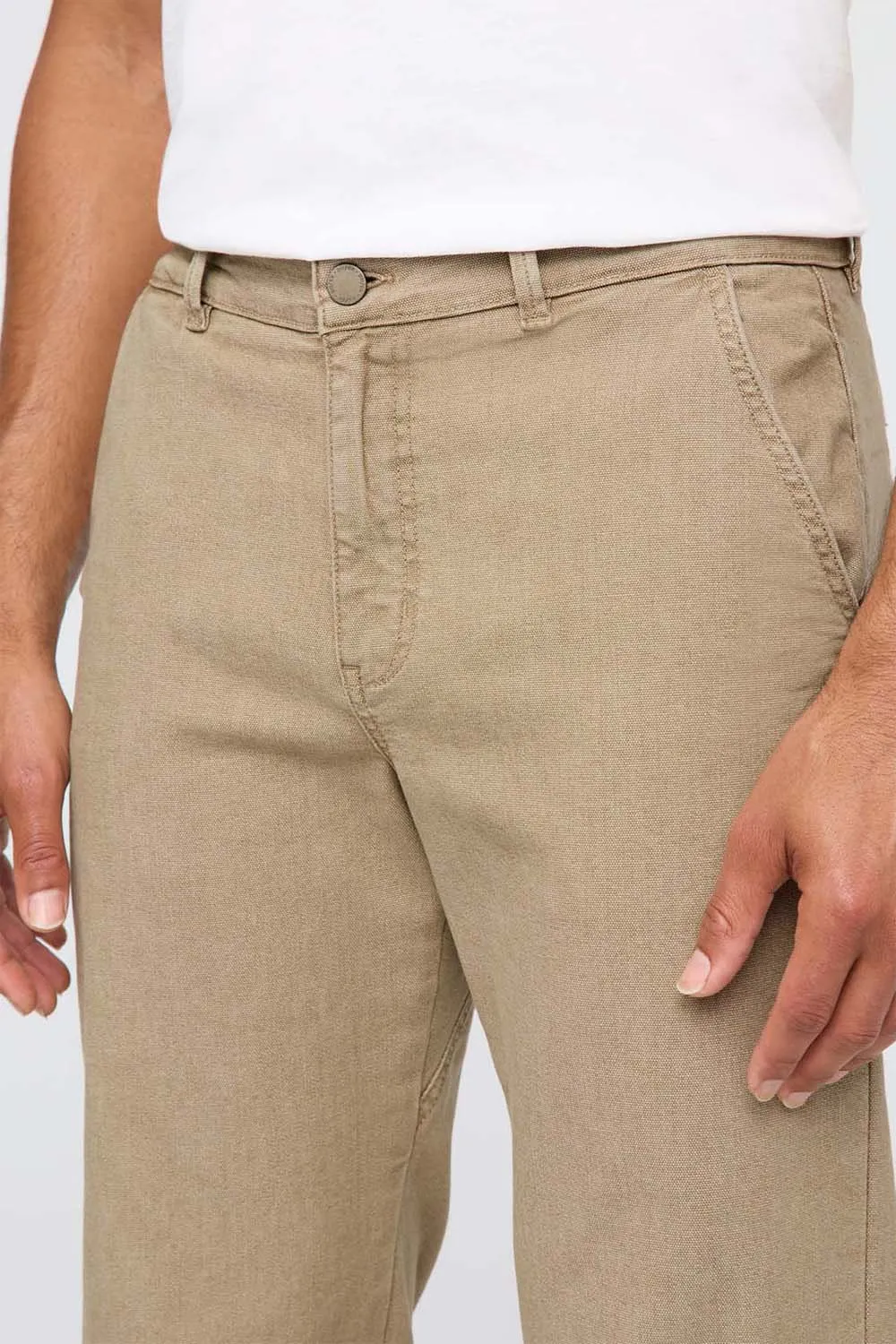 STRETCH CANVAS RELAXED CHINO - TAN sold by REVOLVR Menswear product image thumbnail 5