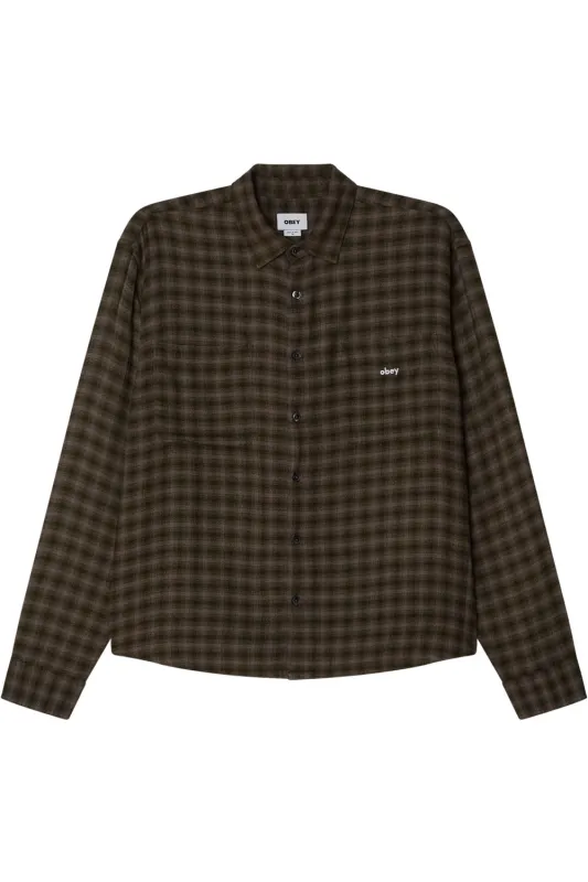 CLARENCE WOVEN Kombu Green sold by REVOLVR Menswear