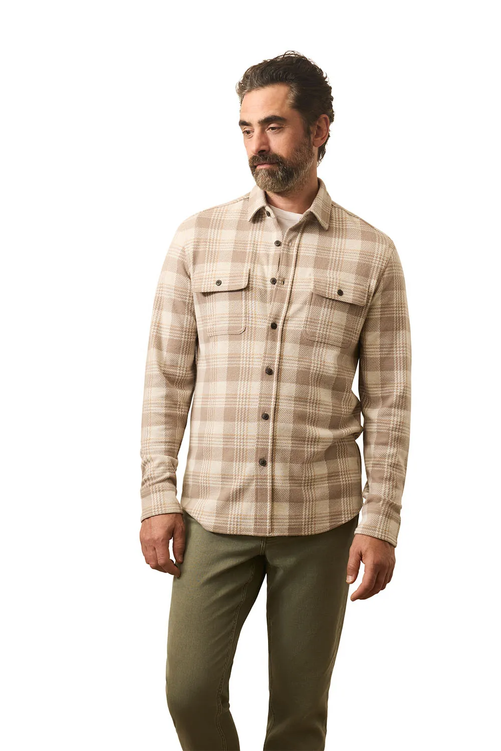 LEGEND SWEATER SHIRT Sandbar Plaid sold by REVOLVR Menswear