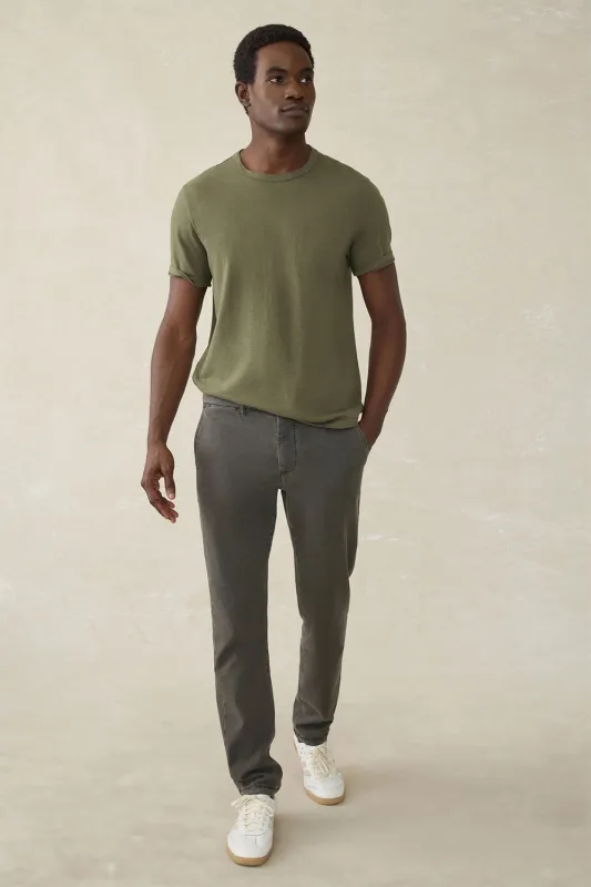 COASTLINE CHINO Faded Black sold by REVOLVR Menswear