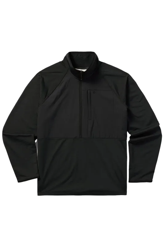 LW GRID TECH FLEECE Black sold by REVOLVR Menswear