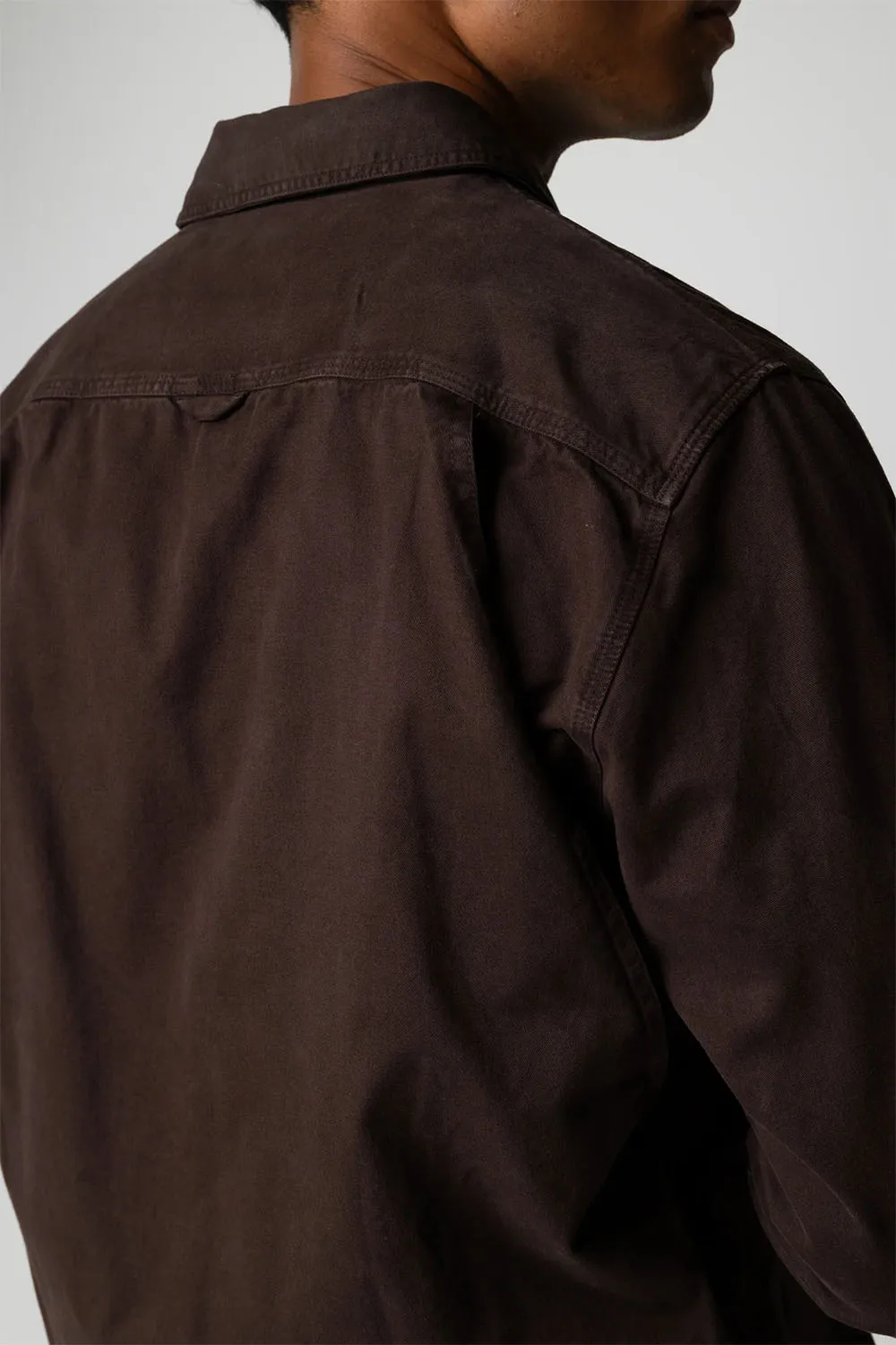 EDDYSTONE SHIRT Burnt Umber sold by REVOLVR Menswear product image thumbnail 5