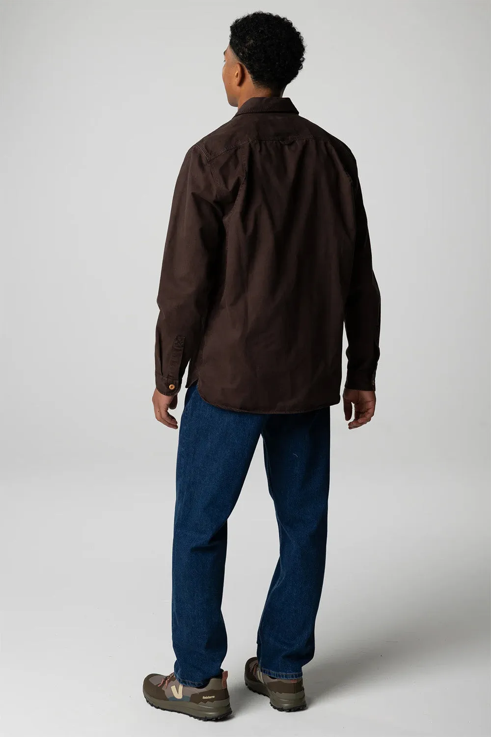 EDDYSTONE SHIRT Burnt Umber sold by REVOLVR Menswear product image thumbnail 3