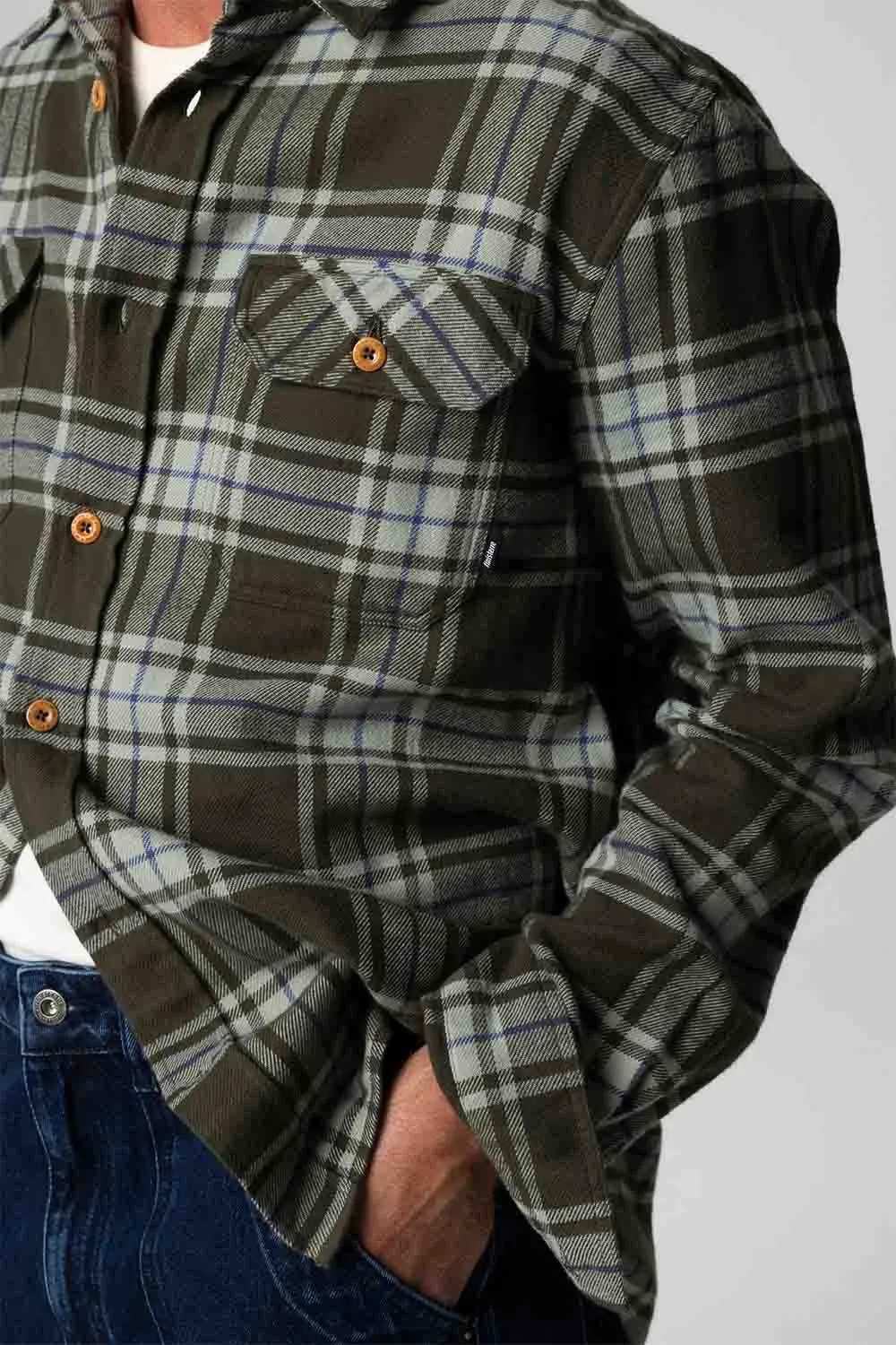 BEARDSMORE SHIRT Timber Green Check sold by REVOLVR Menswear product image thumbnail 5