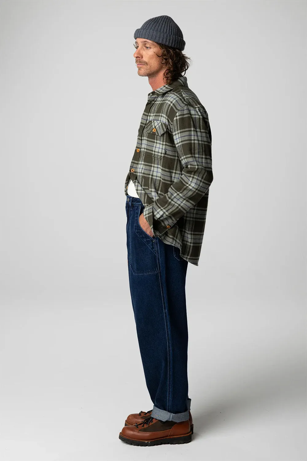 BEARDSMORE SHIRT Timber Green Check sold by REVOLVR Menswear product image thumbnail 3