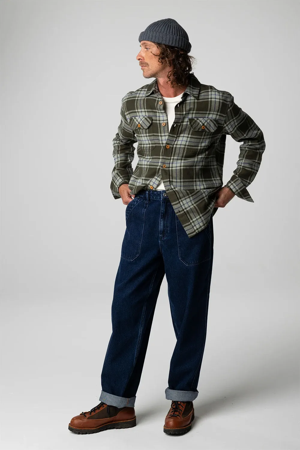 BEARDSMORE SHIRT Timber Green Check sold by REVOLVR Menswear product image thumbnail 2