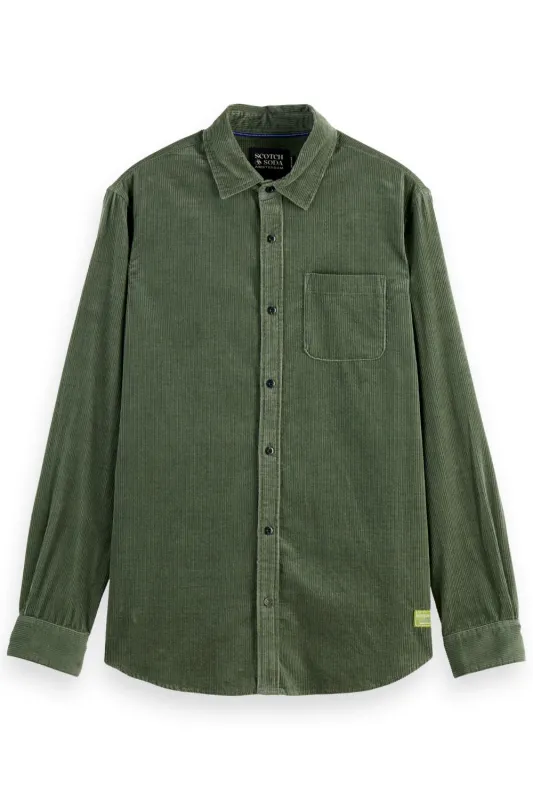CORDUROY SHIRT Thyme sold by REVOLVR Menswear