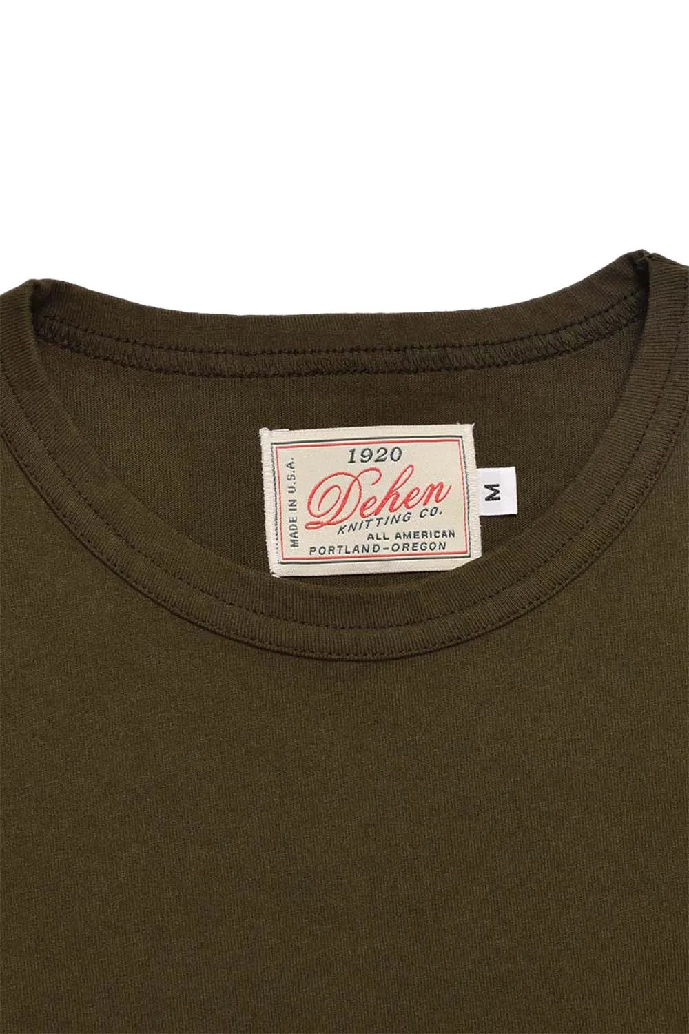 HEAVY DUTY LS POCKET TEE Loden sold by REVOLVR Menswear product image thumbnail 2