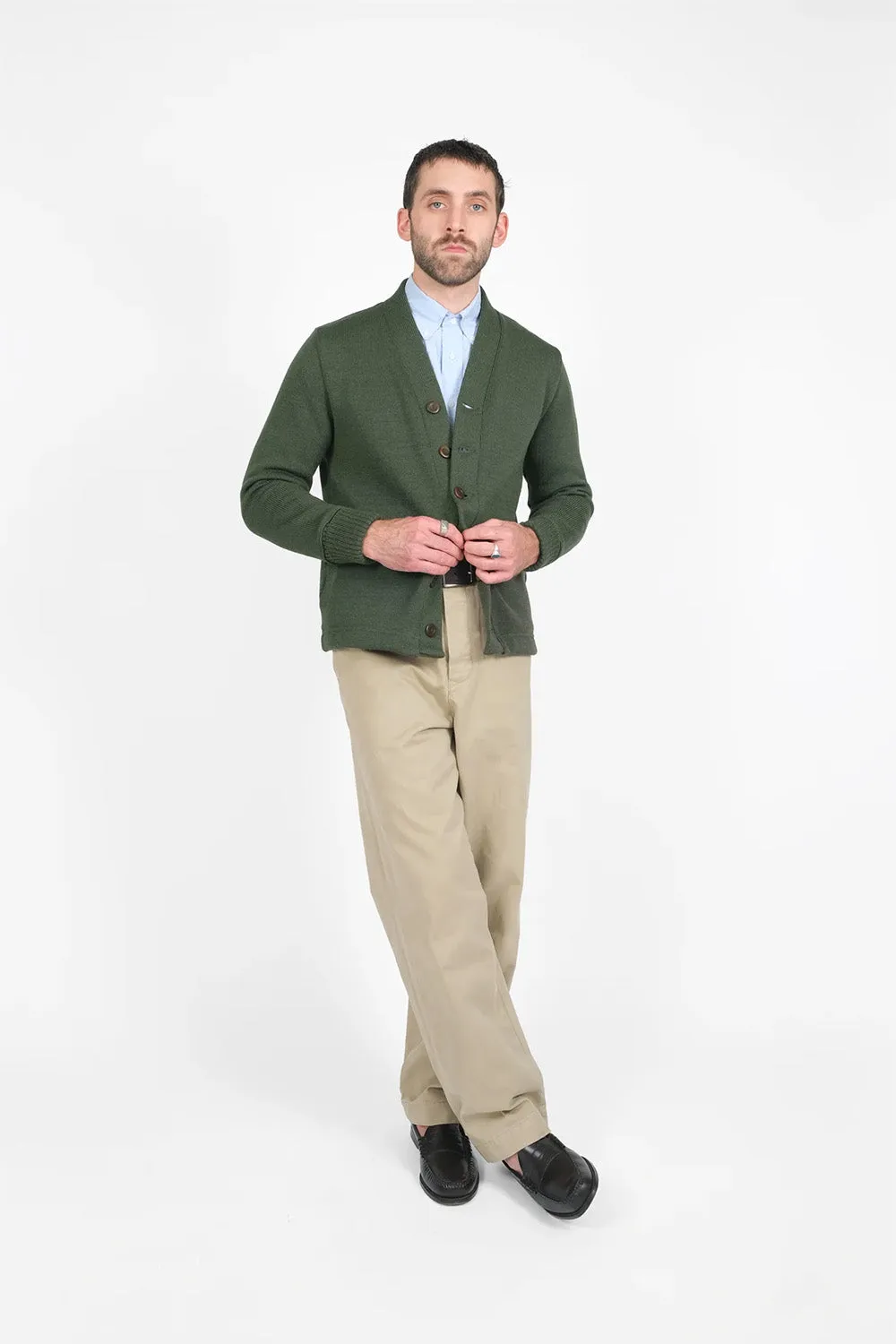 CLASSIC CARDIGAN Spruce sold by REVOLVR Menswear product image thumbnail 2