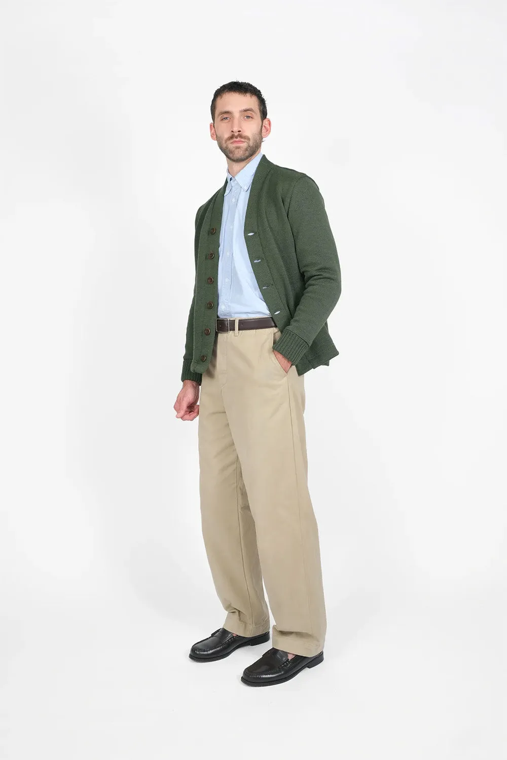 CLASSIC CARDIGAN Spruce sold by REVOLVR Menswear product image thumbnail 3