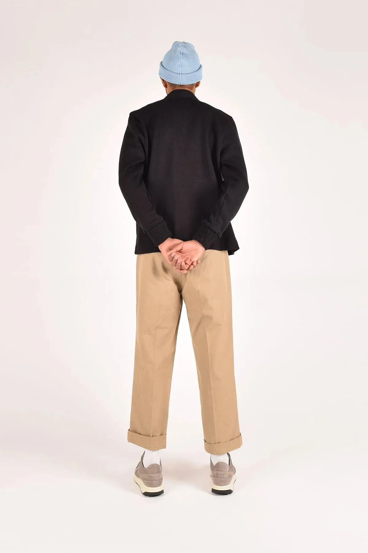 CLASSIC CARDIGAN Black sold by REVOLVR Menswear product image thumbnail 4