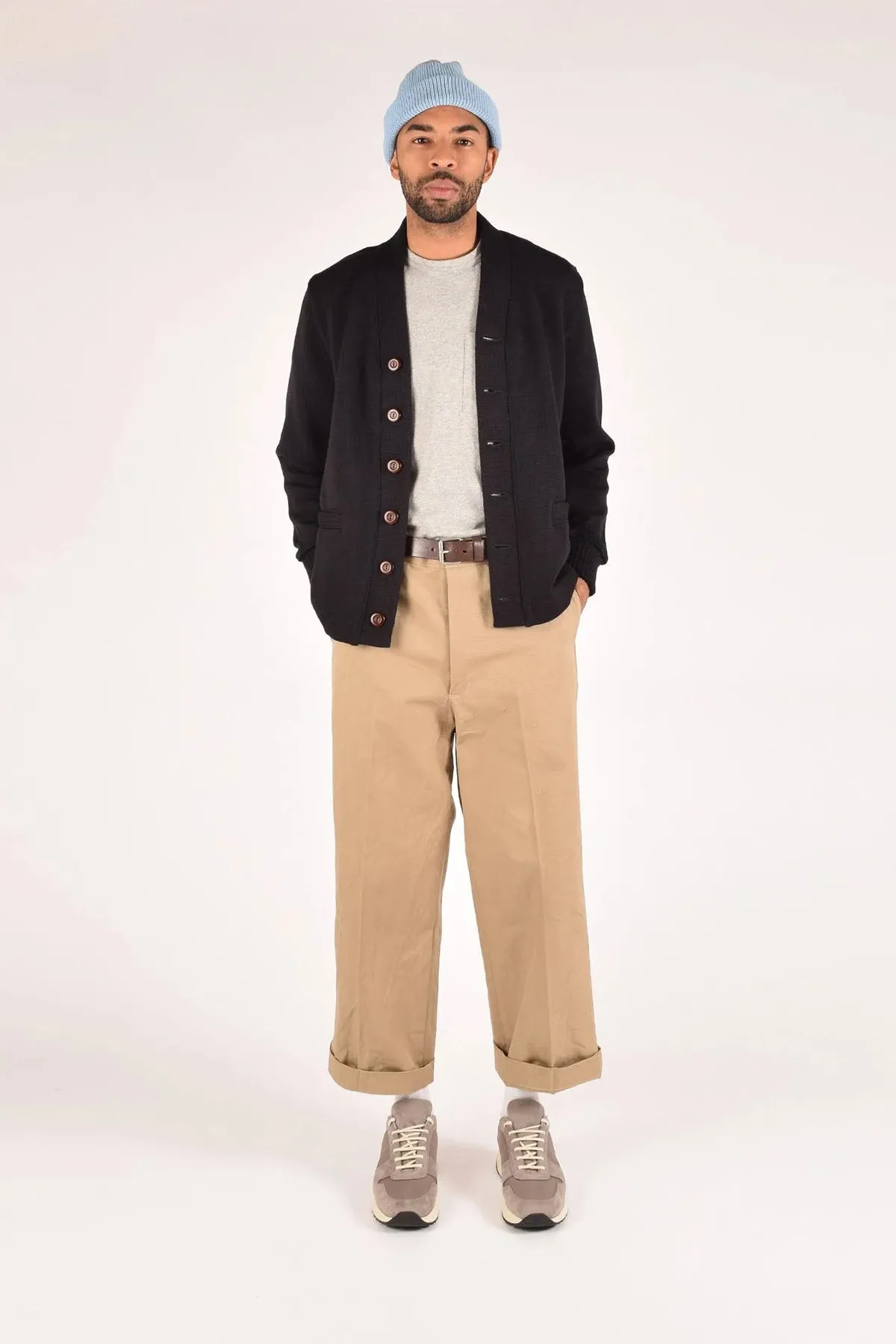 CLASSIC CARDIGAN Black sold by REVOLVR Menswear product image thumbnail 2