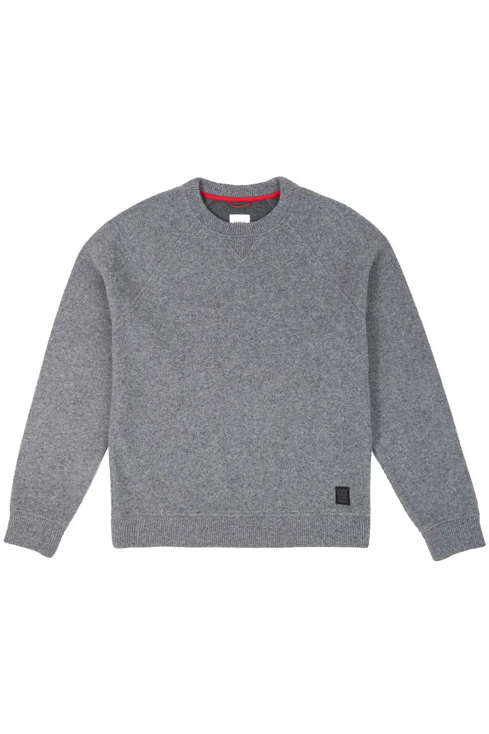 GLOBAL WOOL SWEATER Grey sold by REVOLVR Menswear
