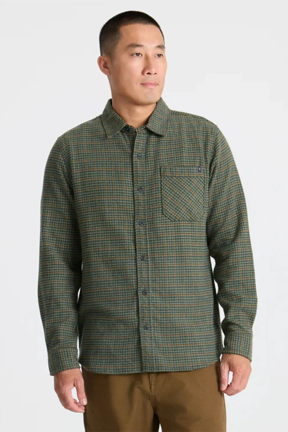 CROSSROADS FLANNEL Dark Forest sold by REVOLVR Menswear product image thumbnail 2