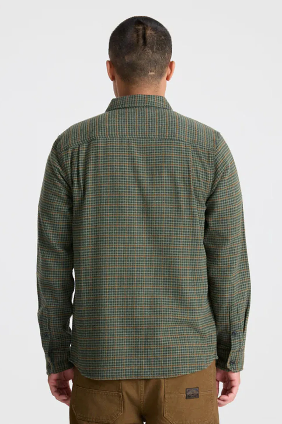 CROSSROADS FLANNEL Dark Forest sold by REVOLVR Menswear product image thumbnail 4