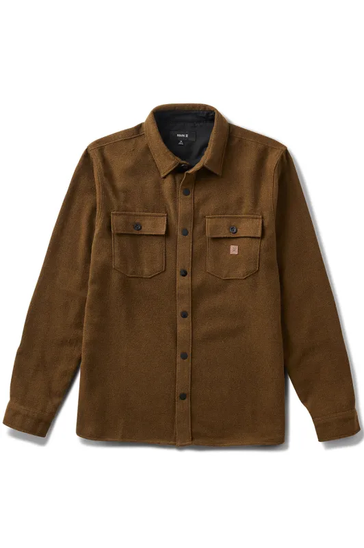 NORDSMAN FLANNEL LS Otter sold by REVOLVR Menswear