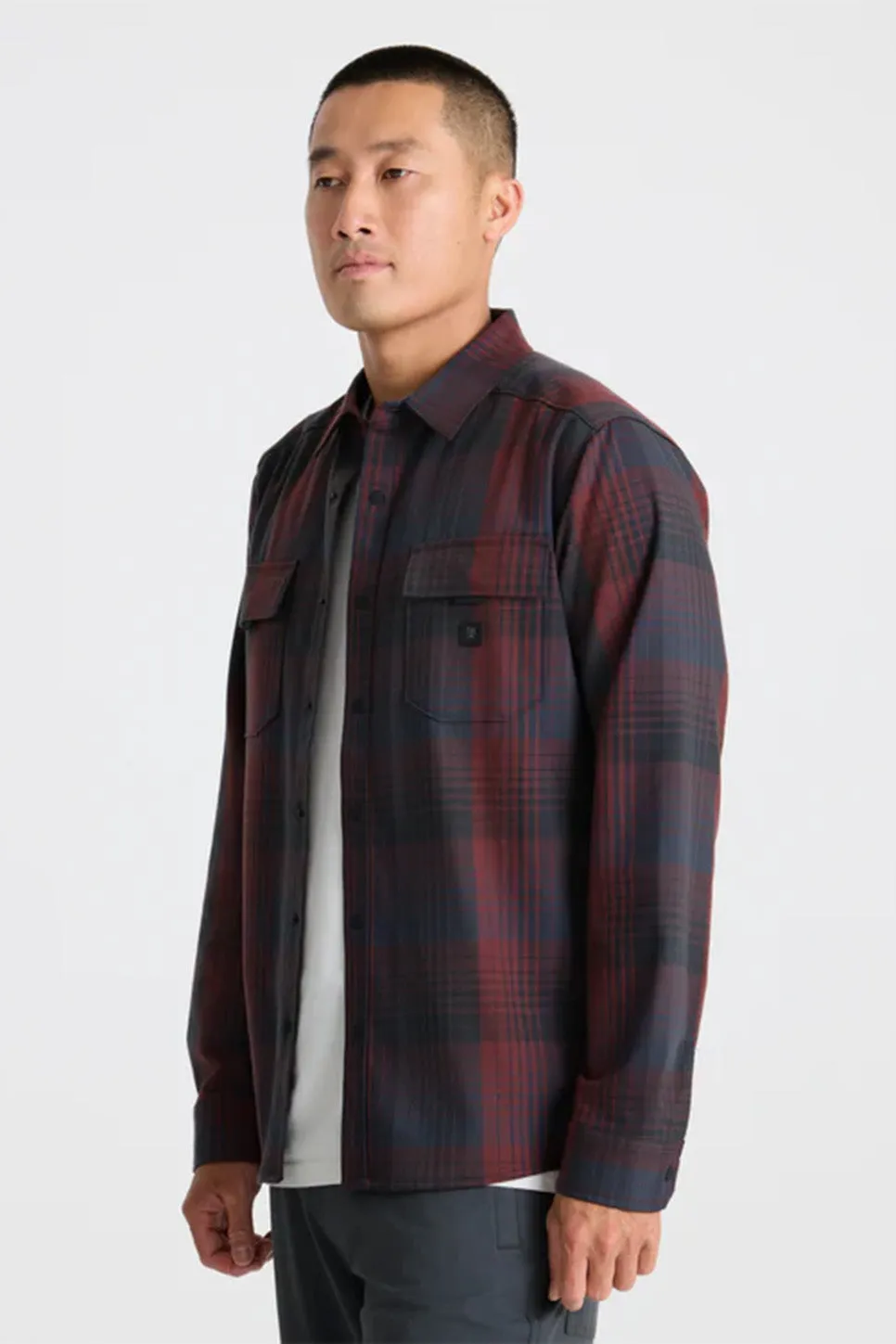 DIABLO LS FLANNEL Sangria sold by REVOLVR Menswear product image thumbnail 3