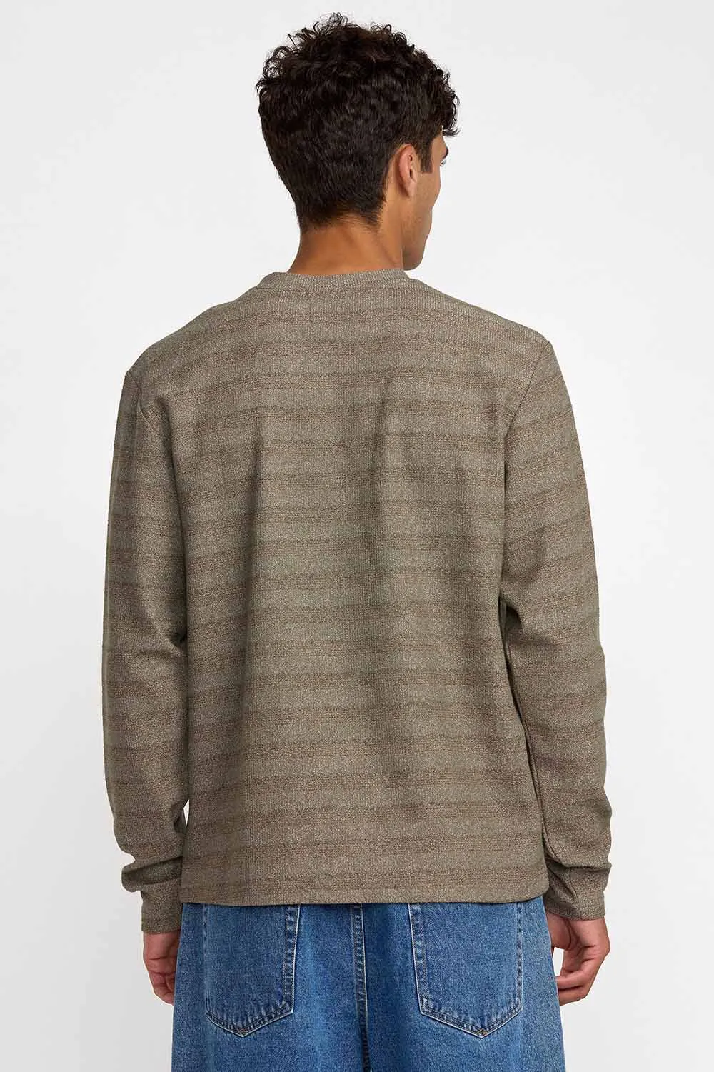 VACANCY LS Mushroom sold by REVOLVR Menswear product image thumbnail 4