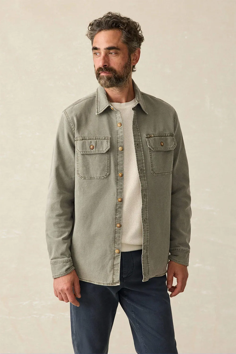 SUNWASHED CANVAS CPO Aspen Olive sold by REVOLVR Menswear