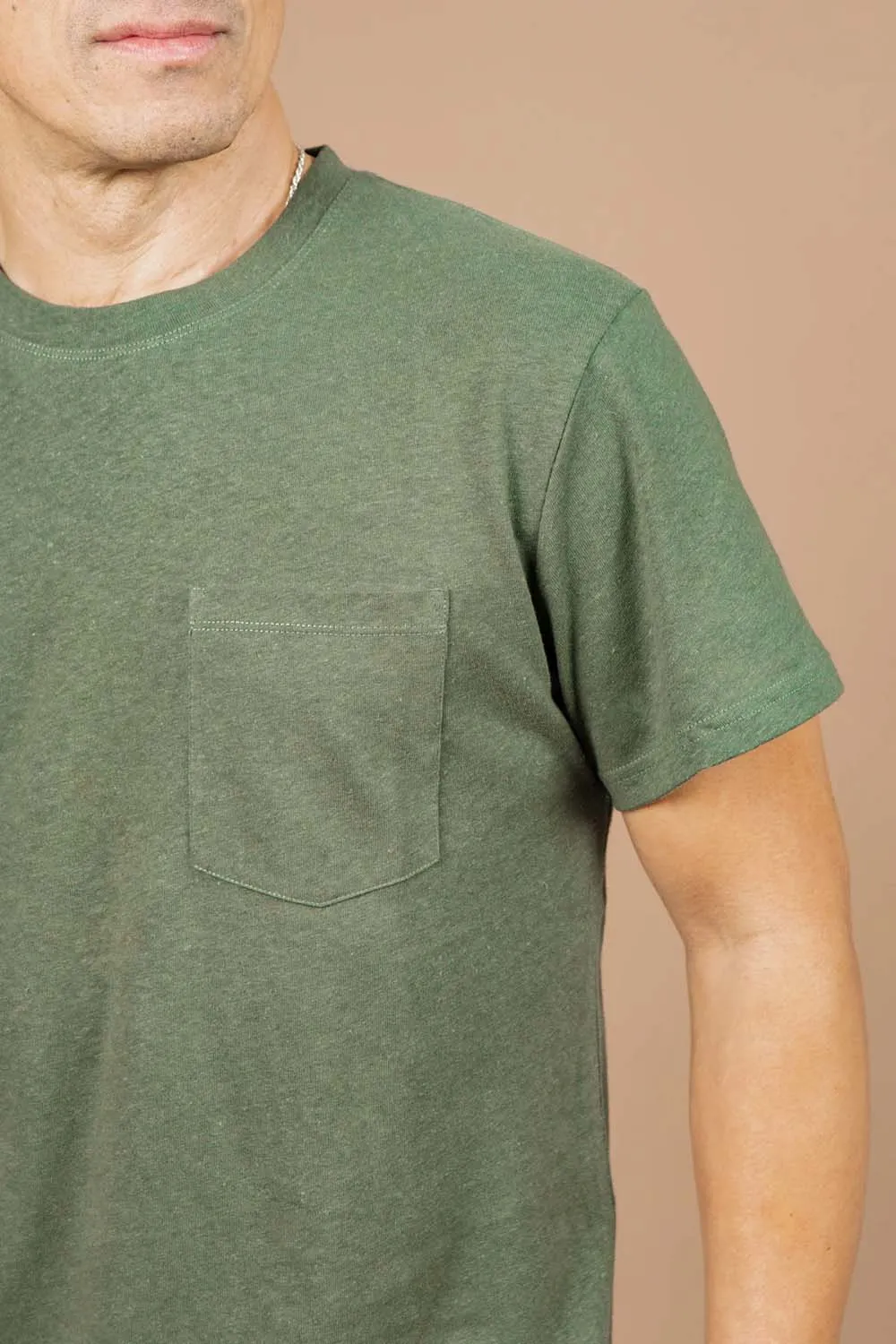 ORGANIC HEMP PKT TEE Cypress sold by REVOLVR Menswear product image thumbnail 5