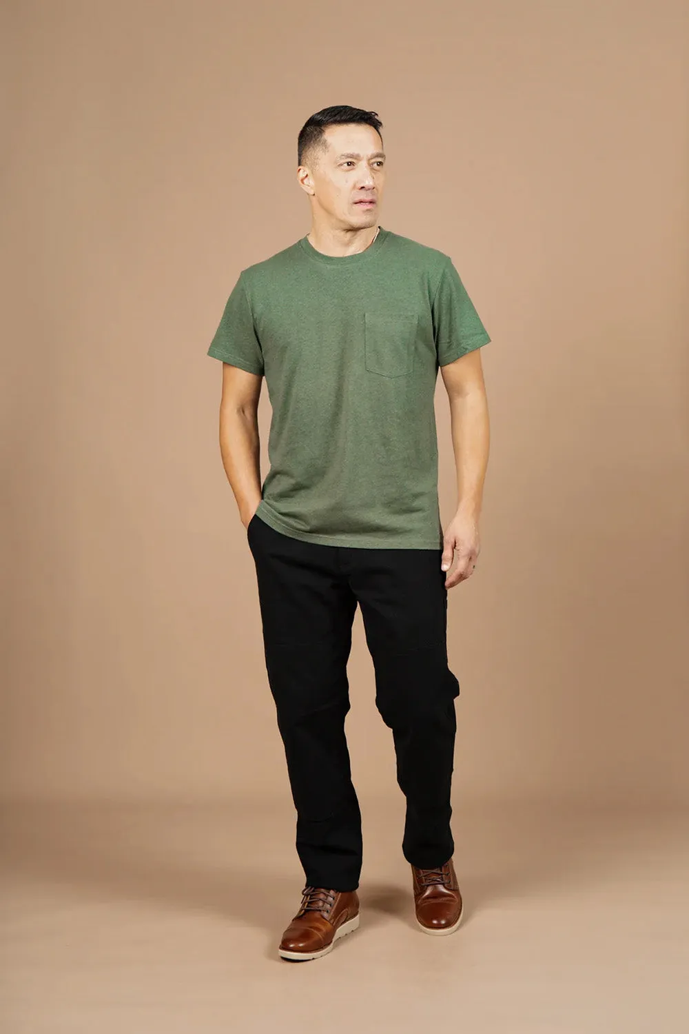 ORGANIC HEMP PKT TEE Cypress sold by REVOLVR Menswear product image thumbnail 3