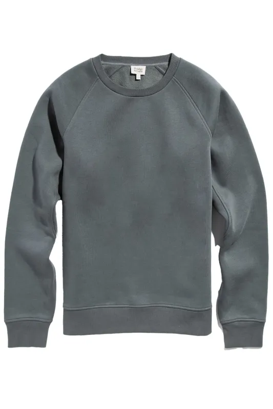 LINCOLN CREW SWEATSHIRT Slate sold by REVOLVR Menswear