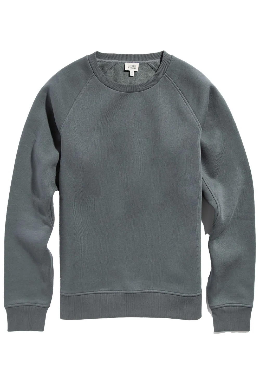 LINCOLN CREW SWEATSHIRT Slate sold by REVOLVR Menswear