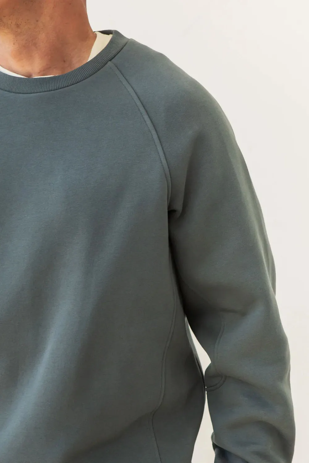 LINCOLN CREW SWEATSHIRT Slate sold by REVOLVR Menswear product image thumbnail 5