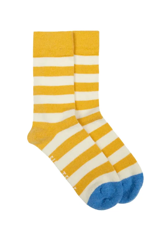 CLASSIC STRIPED SOCK Buckthorn/Ecru sold by REVOLVR Menswear