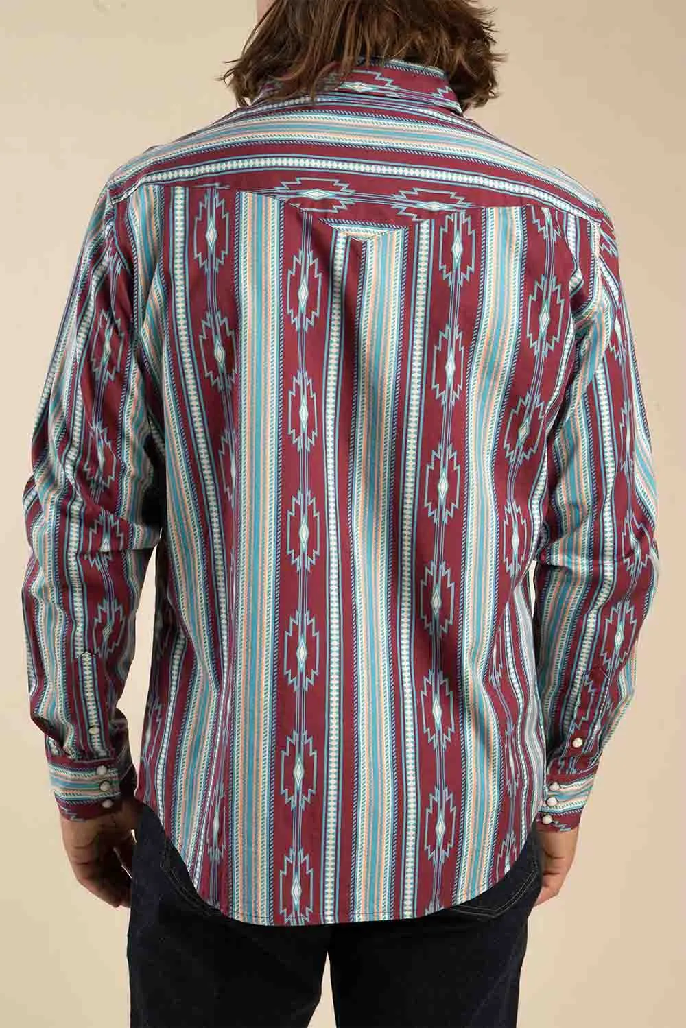 WYATT PEARL SNAP SERAPE SHIRT Tacoma sold by REVOLVR Menswear product image thumbnail 3