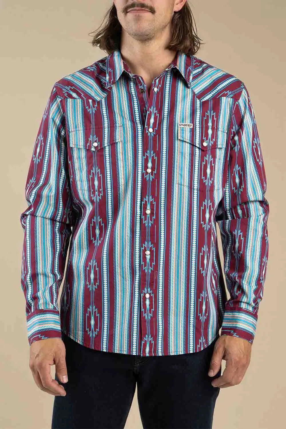 WYATT PEARL SNAP SERAPE SHIRT Tacoma sold by REVOLVR Menswear product image thumbnail 2