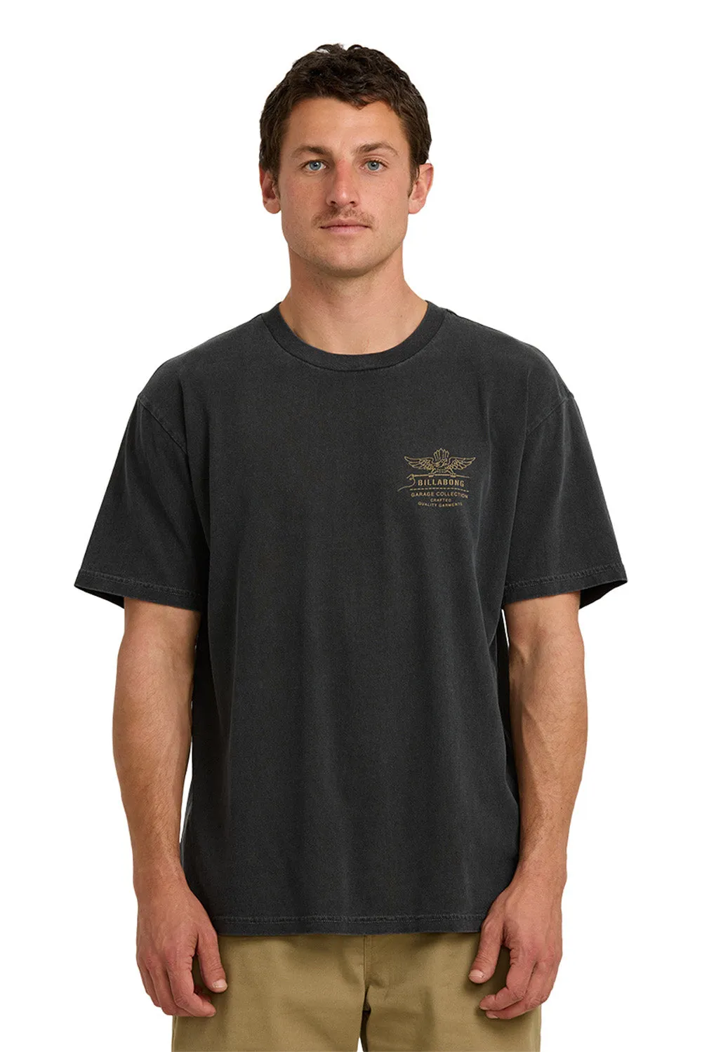 WINGSPAN GARAGE SS Washed Black sold by REVOLVR Menswear product image thumbnail 2