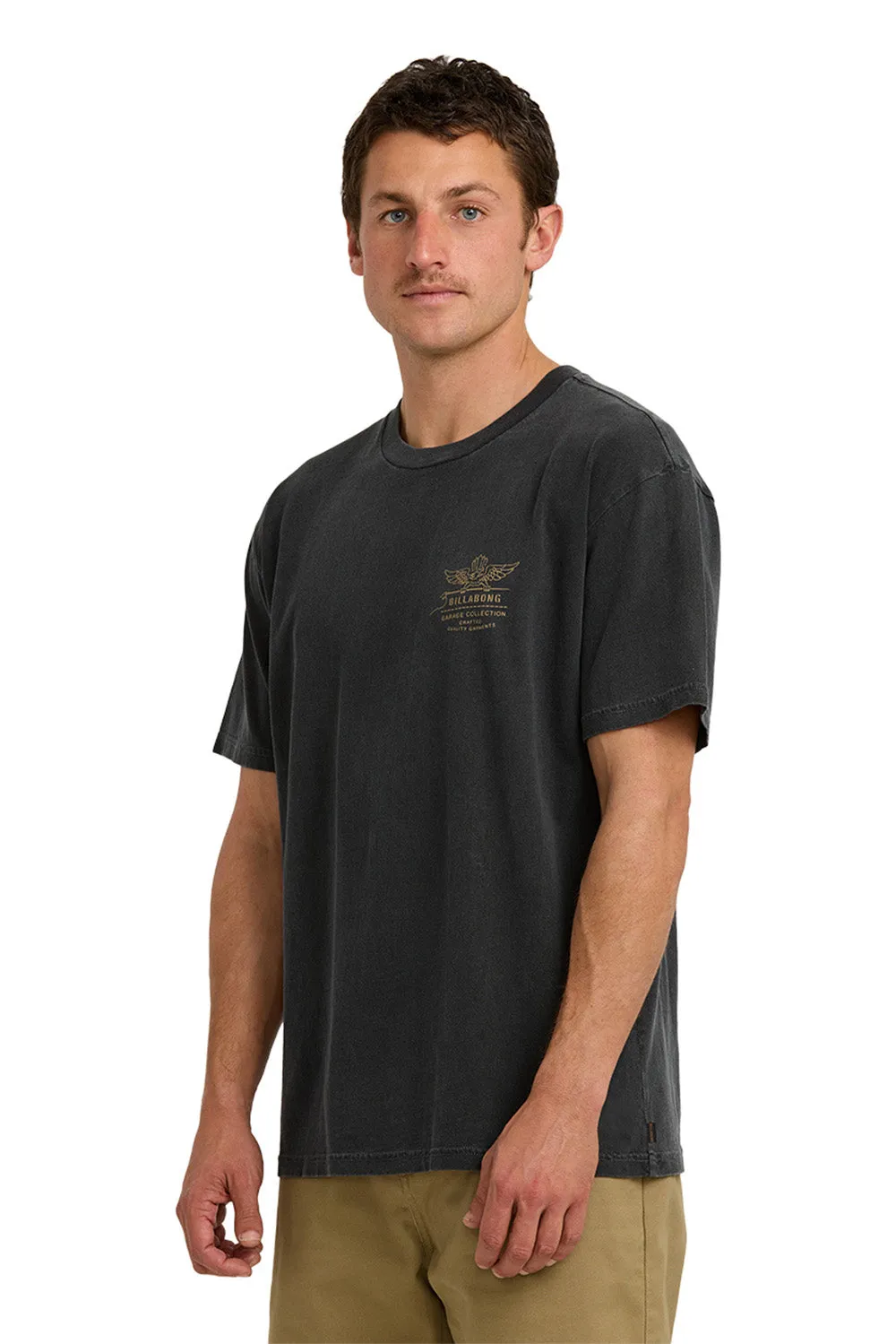 WINGSPAN GARAGE SS Washed Black sold by REVOLVR Menswear product image thumbnail 3